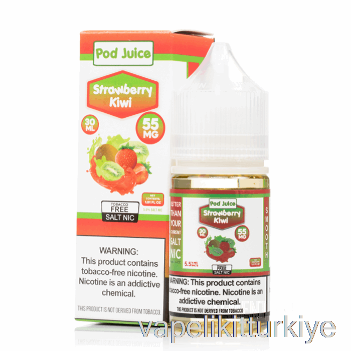 Vape Pen Vape Mate çilek Kivi - Kapsül Suyu - 30ml 35mg